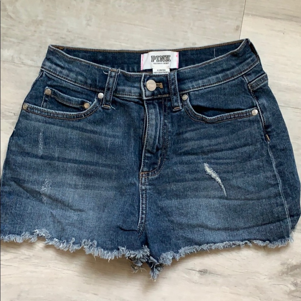PINK Denim Cut-off Shorts